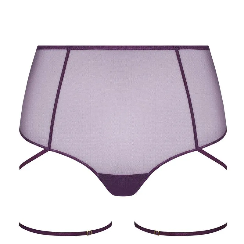 Maison Close String Taille Haute - L'Amoureuse - Orchidée Violette 4 Maison Close String Taille Haute - L'Amoureuse - Orchidée Violette – Image 2