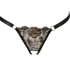 Impudique String Ouvert Marta -Lingerie Soldes Boutique string ouvert marta impudique catanzaro face
