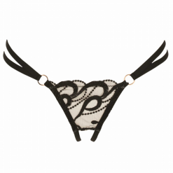Impudique String Ouvert - Trésor -Lingerie Soldes Boutique string ouvert tresor 1
