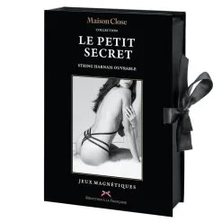 Maison Close String Ouvrable Avec Harnais - Le Petit Secret - Jeux Magnétiques 14 Maison Close String Ouvrable Avec Harnais - Le Petit Secret - Jeux Magnétiques -Lingerie Soldes Boutique string ouvrable et harnais amovible jeux magn tiques 6