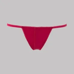 Maison Close String Ouvrable - Le Petit Secret - Rouge 11 Maison Close String Ouvrable - Le Petit Secret - Rouge -Lingerie Soldes Boutique string ouvrable petit secret rouge 4