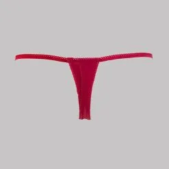 Maison Close String Ouvrable - Le Petit Secret - Rouge 12 Maison Close String Ouvrable - Le Petit Secret - Rouge -Lingerie Soldes Boutique string ouvrable petit secret rouge 5