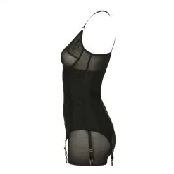 Impudique Guêpière Avec Bretelles Fines Croisées - Svetlana -Lingerie Soldes Boutique svetlana guepiere 4