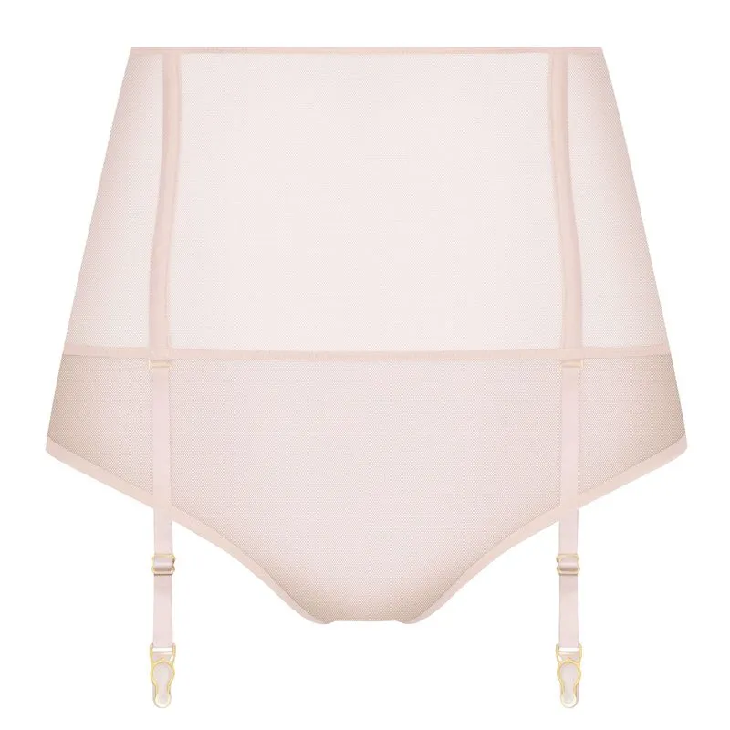 Maison Close Tanga Ouvert Porte-jarretelles - L'Amoureuse - Pivoine Rose 4 Maison Close Tanga Ouvert Porte-jarretelles - L'Amoureuse - Pivoine Rose – Image 2