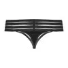 Noir Handmade String En Wetlook Avec Ceinture élastique