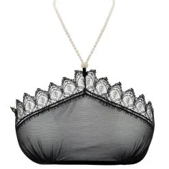 Bracli Top En Tulle Et Dentelle De Calais Avec Collier De Perles - Kyoto 11 Bracli Top En Tulle Et Dentelle De Calais Avec Collier De Perles - Kyoto -Lingerie Soldes Boutique top kyoto collier perles 1