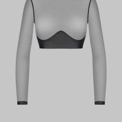 Maison Close Top Manches Longues - Chambre Noire Or 10 Maison Close Top Manches Longues - Chambre Noire Or -Lingerie Soldes Boutique top manches longues chambre noire or 4