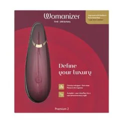 Womanizer Premium 2 - Bordeaux -Lingerie Soldes Boutique womanizer premium 2 bordeaux