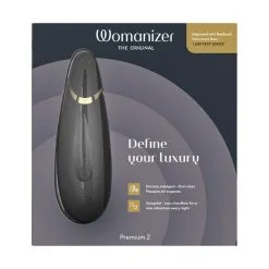 Womanizer Premium 2 - Noir -Lingerie Soldes Boutique womanizer premium 2 noir 5